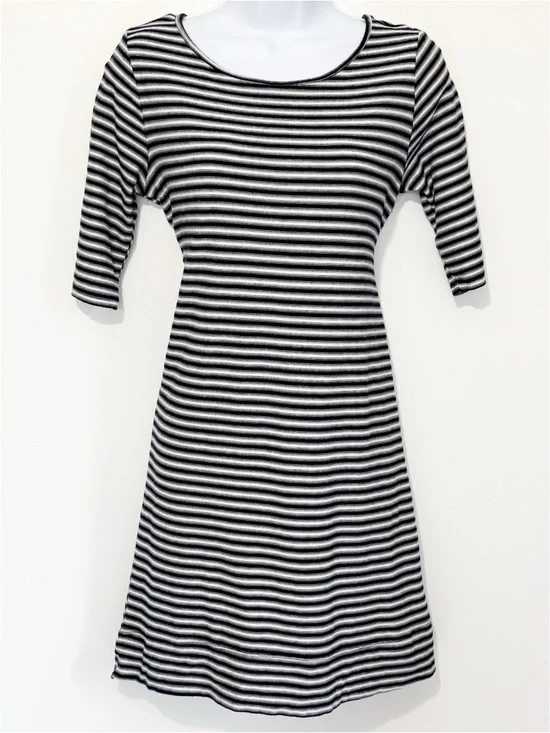 FREE PEOPLE WE THE FREE FP Frenchie Striped T Shirt Mini Dress Small Cotton - Picture 3 of 11